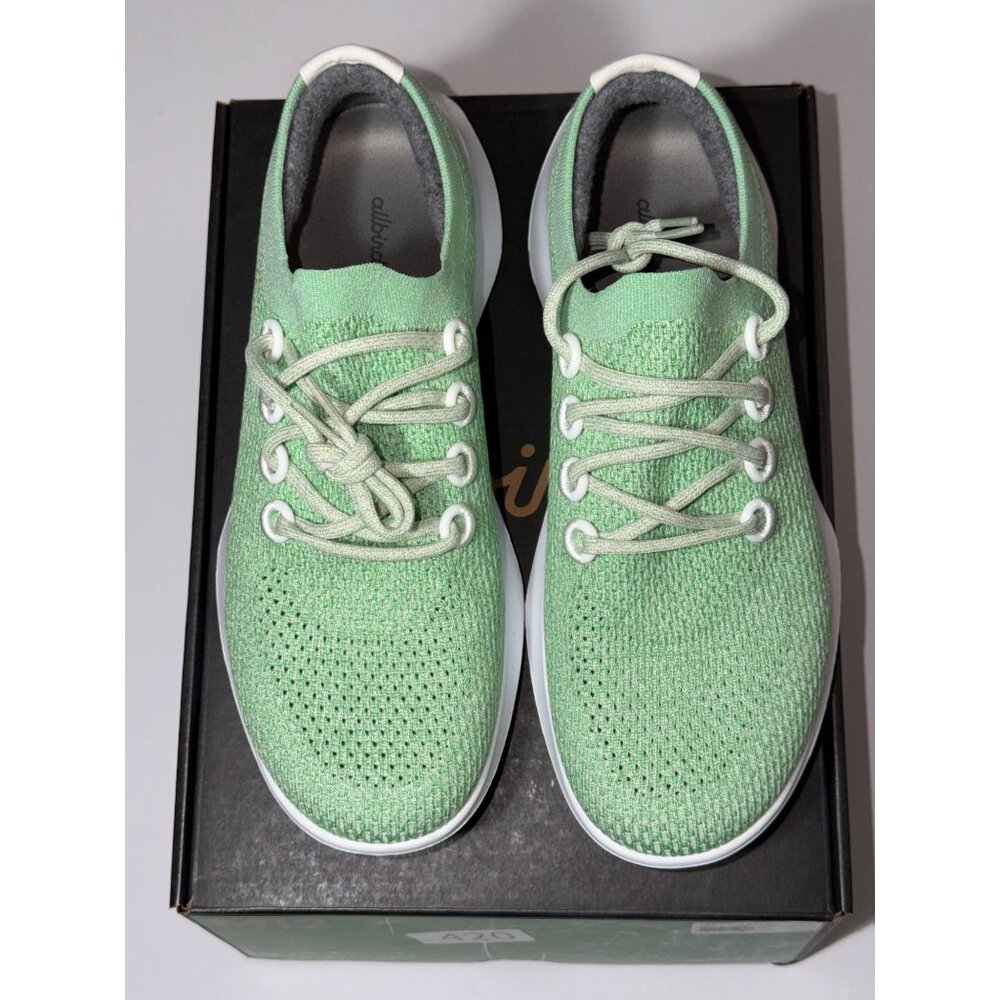 NWB Allbirds Tree Dasher Running Shoes Lyra Bright White Size M12 - Picture 3 of 7